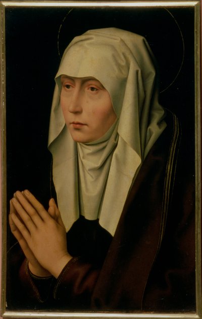 La Vierge en deuil (panneau) - Hans Memling